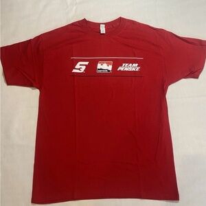 Team Penske Red Short Sleeve Men's Tee